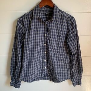 Vintage plaid women’s button up